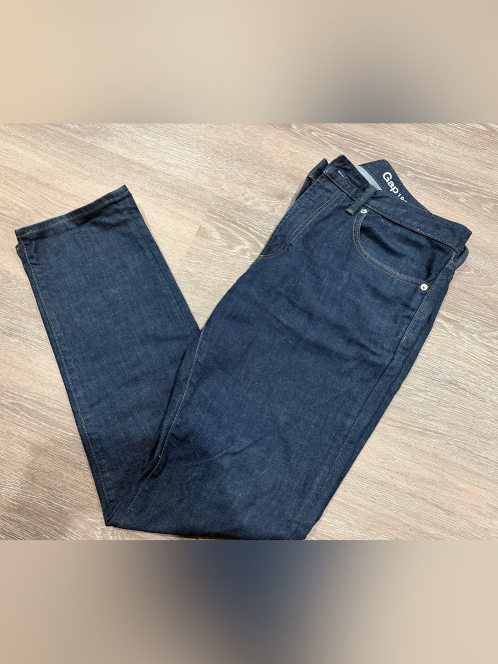 GAP Men's Deep Indigo Straight Jeans